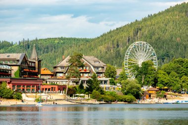 View towards Titisee Neustadt from the local lido.