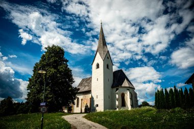 Panorama of Filialkirche Heliger Georg in Faak am See