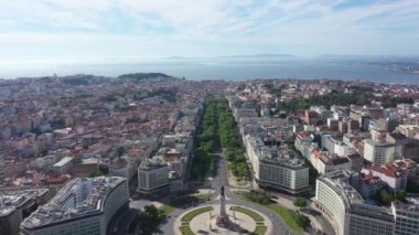 Liberty Avenue Lizbon Hava Görüntüsü