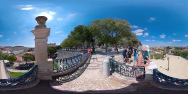 Lizbon üzerinde Görünüm, San Pedro De Alcantara 360 vr