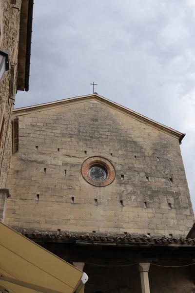 Upper Part Church Saint Francis San Marino — Foto de Stock
