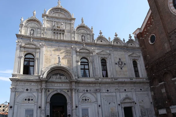 Grande Escola São Marcos Localizada Centro Histórico Veneza — Fotografia de Stock