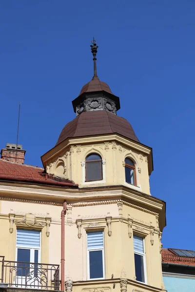 Architectonisch Gebouw Het Centrum Van Brasov — Stockfoto