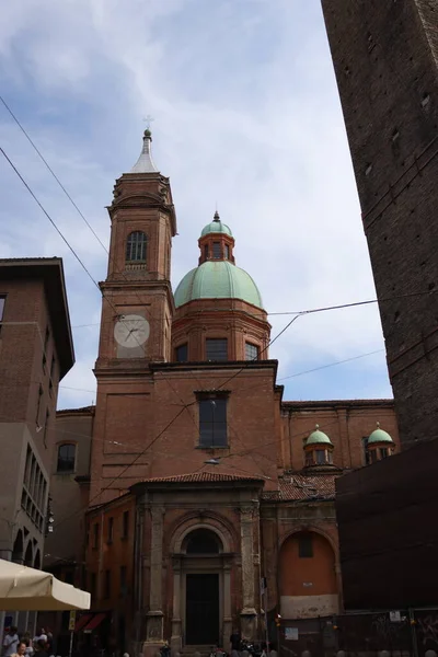 Närmare Titt Kyrkan Saints Bartholomew Och Cajetan Bologna Italien — Stockfoto