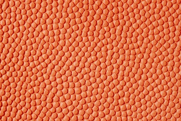 Texture de cuir véritable, couleur orange vif. Fond moderne à la mode Photos De Stock Libres De Droits