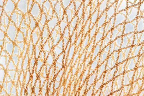 Arkaplan olarak bej ağ deseni yakın plan dokusu