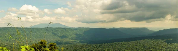 Панорама Високих Гір Таїланду Чудовий Пейзаж Сезону Дощів Горах Має — стокове фото