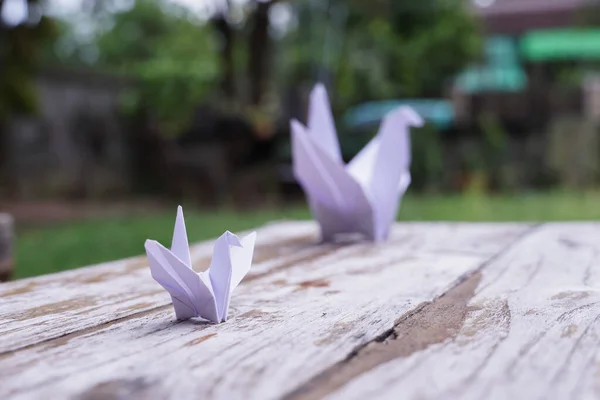 The origami bird is believed to be a sacred bird and a symbol of longevity, hope, good luck and peace.