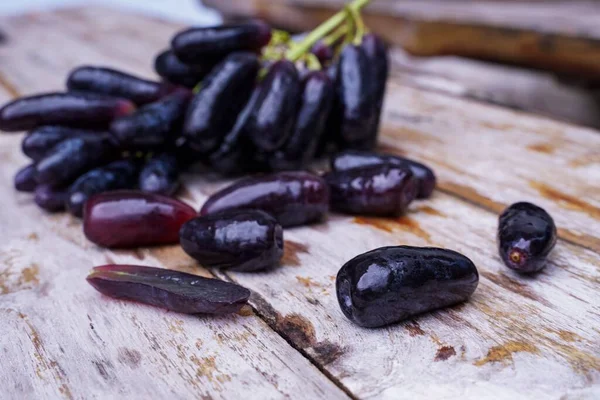 Hexentrauben Mondtropfen Trauben Oder Süße Saphire Frisch Und Neu Aus — Stockfoto