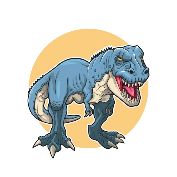 Tyrannosaurs vektör illüstrasyon tasarımı t-shirt için iyi