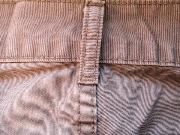 Part Back Side Beige Jeans — Stock Photo, Image