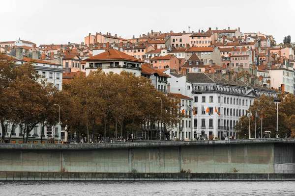 里昂的城市风景 — 图库照片