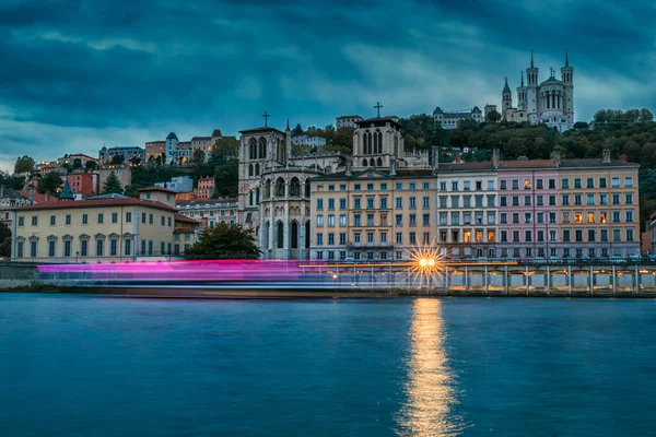 Utsikt Över Staden Lyon Frankrike — Stockfoto