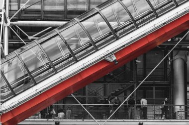 modern architecture in the city pompido