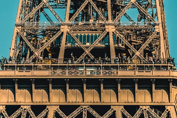 Bridge River Eiffel Tour — Stockfoto