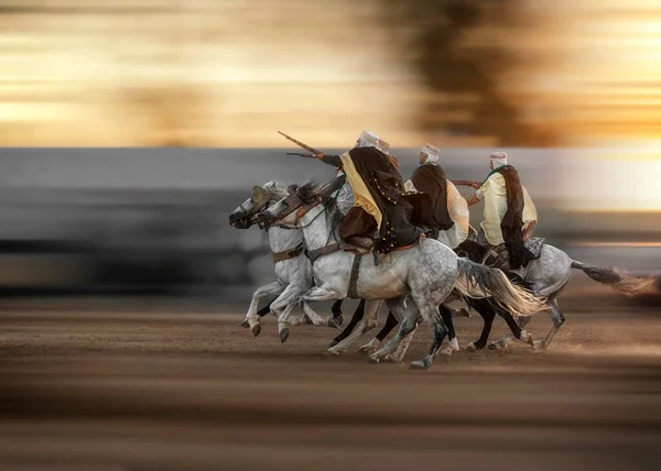 Paard Woestijn Rechtenvrije Stockfoto's