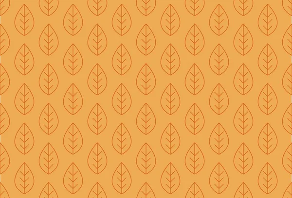 Elementos florais simples, design de outono, padrão sem costura —  Vetores de Stock