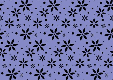 Basit çiçek çizimi çocuk odası için pürüzsüz desen.