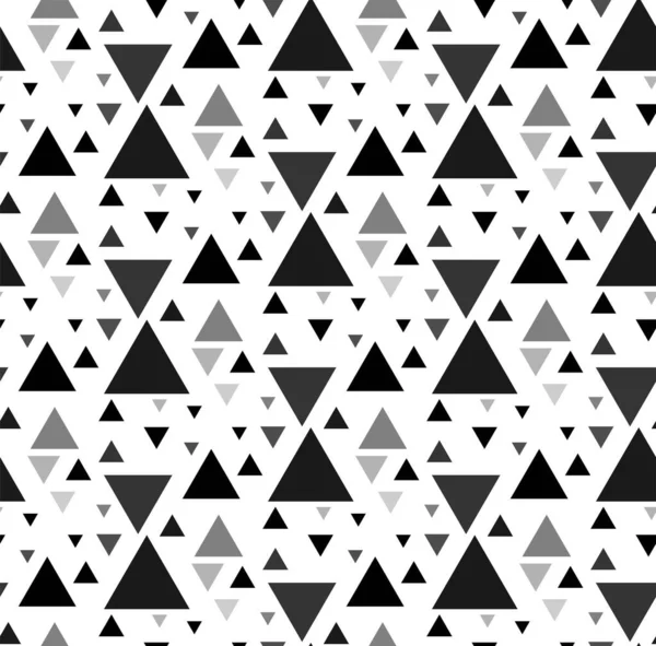 Abstract Seamless Pattern Triangles Pastel Black Dark Gray — Vector de stock