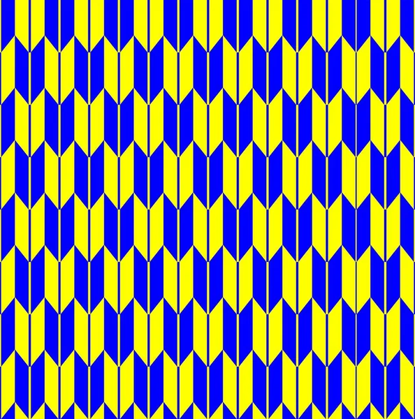 Diamond shape pattern. Yellow and blue arrow background. V shape pattern. Ukraine flag color theme.