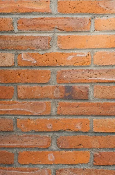 Construção Tijolos Textura Fundo Vermelho — Fotografia de Stock