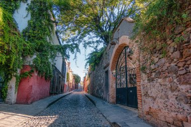 San Miguel ve Allende Guanajuato Caddesi.