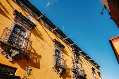 San Miguel ve Allende Guanajuato Caddesi.