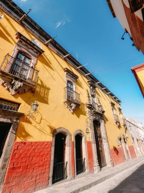 San Miguel ve Allende Guanajuato Caddesi.