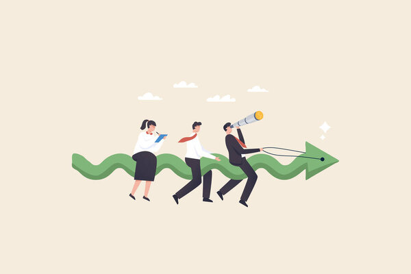 Business team, success, development concept. market rising, positive growing concept. Young positive confident business team.