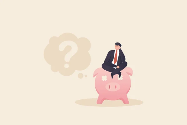 Money Question Invest Pay Debt Invest Earn Profit Financial Choice — Stockfoto