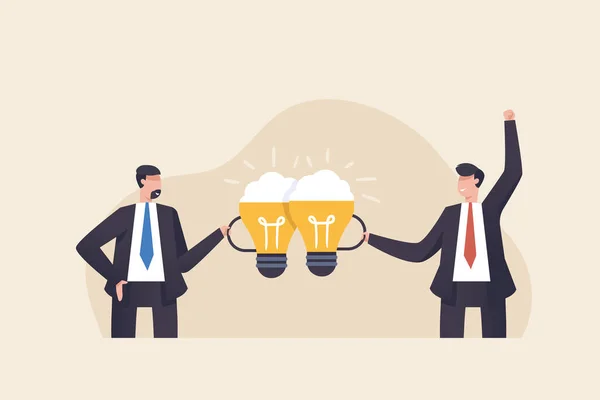 Teamwork Partnership Business Success Brainstorm Connect Idea Concept — Foto Stock