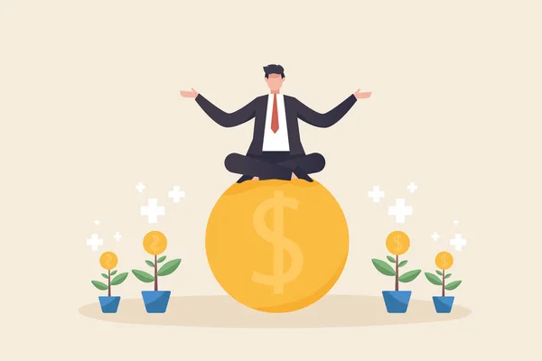 Business Guru Expert Abstract Concept Money Time Money Investment Advisor — Stock Fotó