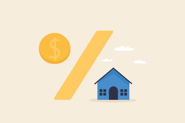 Real Estate Iproperty Value Increase Vector Illustration — Photo