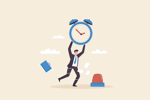 Urgency Business Project Deadlines Dealing Stressful Times — Stockfoto
