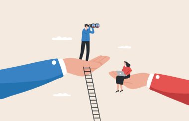 Employee care, corporate support for employee. Leadership vision is inspiring. inspire and freedom of employees. The boss big hands support the little ones.