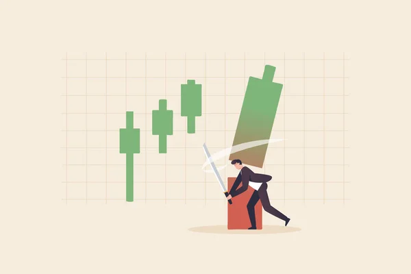 Stop Loss Stock Market Crisis Currency Crisis Market Volatility Businessmen — Foto Stock