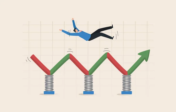 Sideway Trend Market Conditions Unstable Volatile Price Chart Direction Travel — 图库照片