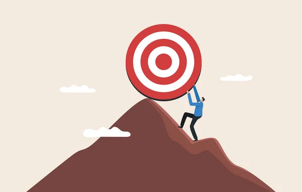 Setting Targets Key Business Goal Set Objective Achievement Ascending Success — Stockfoto
