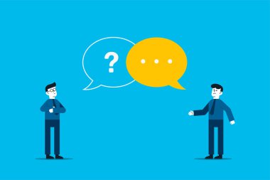 Failed communication-Unsuccessful messaging concept.