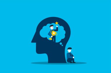 Taklitçi sendrom. Şu anki profili için arkasında korku gölgesi olan bir adam. İş yerinde kaygı ve kendine güven eksikliği; sahte kişi başka bir kavramdır.