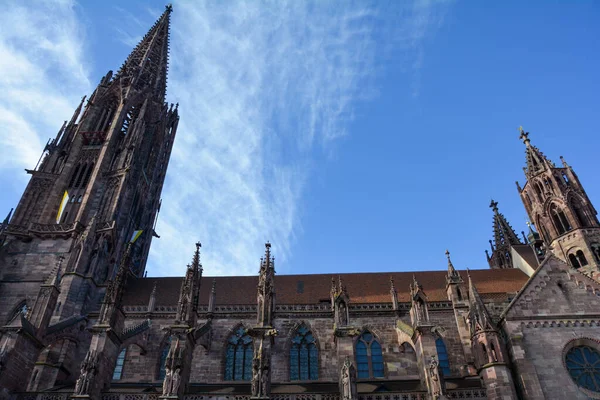 Part Minster City Center Freiburg Breisgau Black Forest Baden Wuerttemberg — Stock Photo, Image