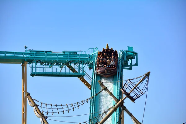 Europa Park Rust Germany April 20Th 2022 Water Roller Coaster — 图库照片