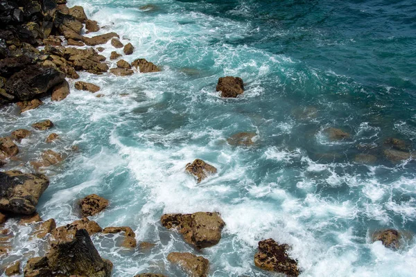 Rocks Breakers Coast Canary Island Tenerife Spain — Stock Fotó