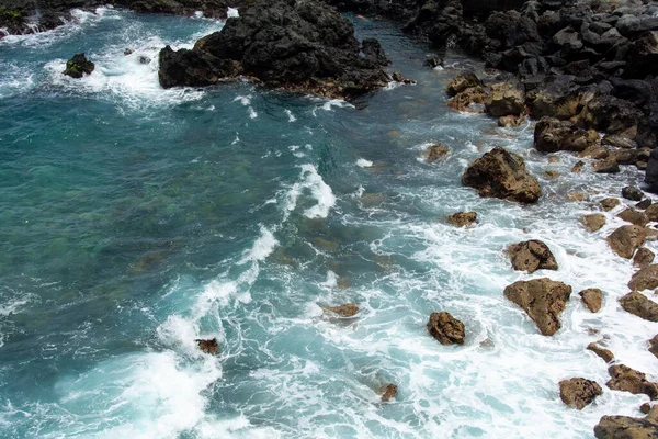 Rocks Breakers Coast Canary Island Tenerife Spain — Stock Fotó