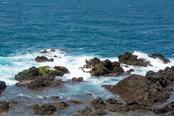 Rocks Breakers Coast Canary Island Tenerife Spain — Stockfoto