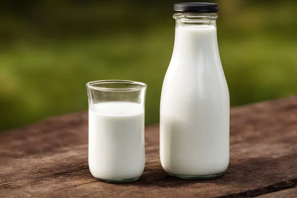 a bottle of milk, natural and healthy drink, good nutrition, calcium source