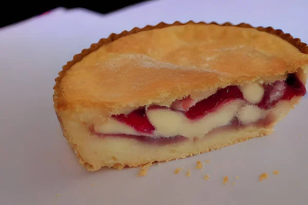 Torta Padeiro Artigo Comida Assada Sobremesa Doce Açucarada — Fotografia de Stock