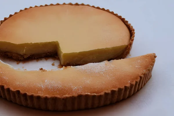 Bakewell Taart Gebakken Voedsel Item Zoete Zoete Dessert — Stockfoto