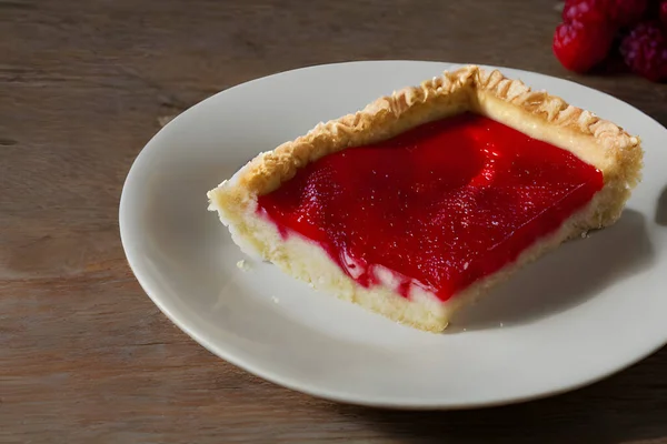 Bakewell Taart Gebakken Voedsel Item Zoete Zoete Dessert — Stockfoto