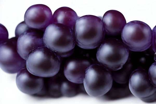 Imagen Uvas Negras Fruta Jugosa Saludable —  Fotos de Stock